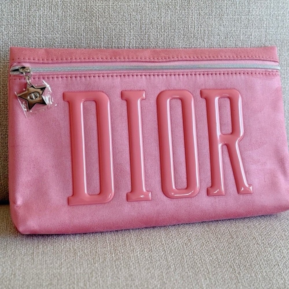 Dior Pink Cosmetic Pouch